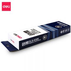 得力 DLS-630K 针式打印机黑色色带 16m带芯(适用DE-630K、DL-630K)盒