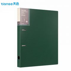 天色 a4两孔文件夹 TS-1612 墨绿 个
