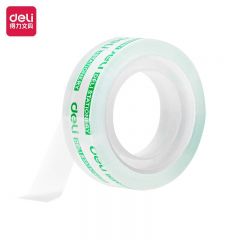 得力(deli)易撕透明高粘文具胶带/小胶带 12mm*18m 6卷/筒装 办公用品 30029