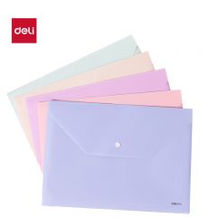 得力 文件袋 PP301-5（混)(5个/包)