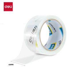 得力（deli）高品质高透明封箱胶带打包胶带 60mm*60y*50um 办公用品 30368