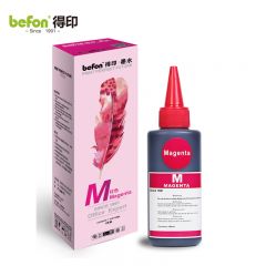 得印（befon）通用墨水适用惠普佳能爱普生喷墨打印机墨水803墨盒墨水连供填充彩色染料墨汁100ML红色墨水