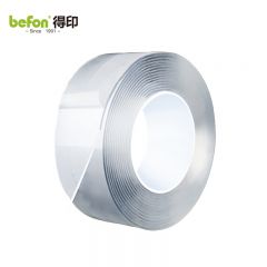 得印（befon） 纳米双面胶强力双面胶无痕胶带粘墙胶防水透明可水洗可移除多次使用30mm*2mm*5m 8789