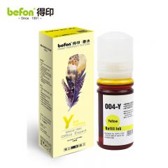 得印（befon） 004系列墨仓式黄色墨水适用爱普生EPSON/L1118/1119/3108/3118/3119/3158/5198打印机