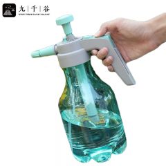 九千谷 1411 喷雾器气压式喷壶冰沙蓝色2L 大号容量浇花浇水消毒工具