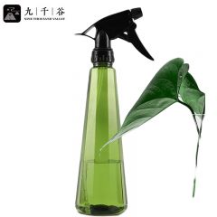 九千谷 1435 喷壶墨绿色380ml 家用办公清洁浇花小喷壶酒精消毒清洁专用喷瓶小号喷水壶