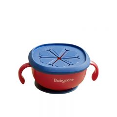 babycare BC2008051宝宝喝汤管碗bbc儿童餐具零食辅食碗三合一婴儿吃饭盘式莱特玫