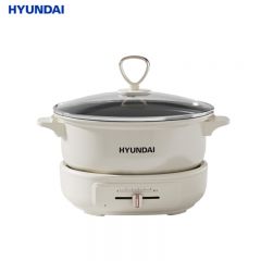 HYUNDAI MHGM5002电火锅分体式多功能锅6L家用电热锅料理锅