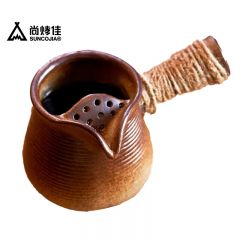 尚烤佳（Suncojia）  SKJ-398 煮茶壶煮茶罐围炉煮茶侧把烤茶罐器烤奶罐陶壶炭炉茶具