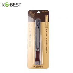 康百 UK801金属美工刀 (把)推滑设计锋利耐用 工具刀裁纸刀学生削铅笔刀墙纸刀