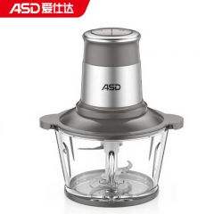爱仕达（ASD） AM-J25J901家用绞肉机 304不锈钢2L双层四刀片 双档电动多功能料理机