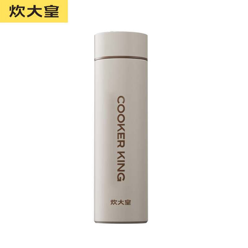 炊大皇（COOKER KING） CDH-H501商务温显保温杯不锈钢内胆水杯暖风白