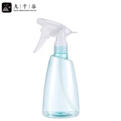 九千谷  3224 喷壶薄荷绿透明喷头500ml 消毒喷壶喷雾瓶园艺工具 小型压力喷水壶
