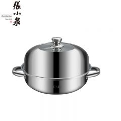 张小泉 韵味汤蒸锅不锈钢蒸锅兼容多种炉灶家用大容量锅具C32470100