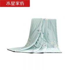 水星家纺 印花夏凉被轻薄夏被透气被子溢香花语200*230cm