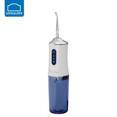 乐扣乐扣（locknlock） 三种模式200ml大容量水箱冲牙器超长续航USB充电便于携带IPX7级防水白色  ENR1157WHT