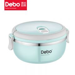 德铂（Debo） 麦格饭盒不锈钢单层学生便当盒DEP-694