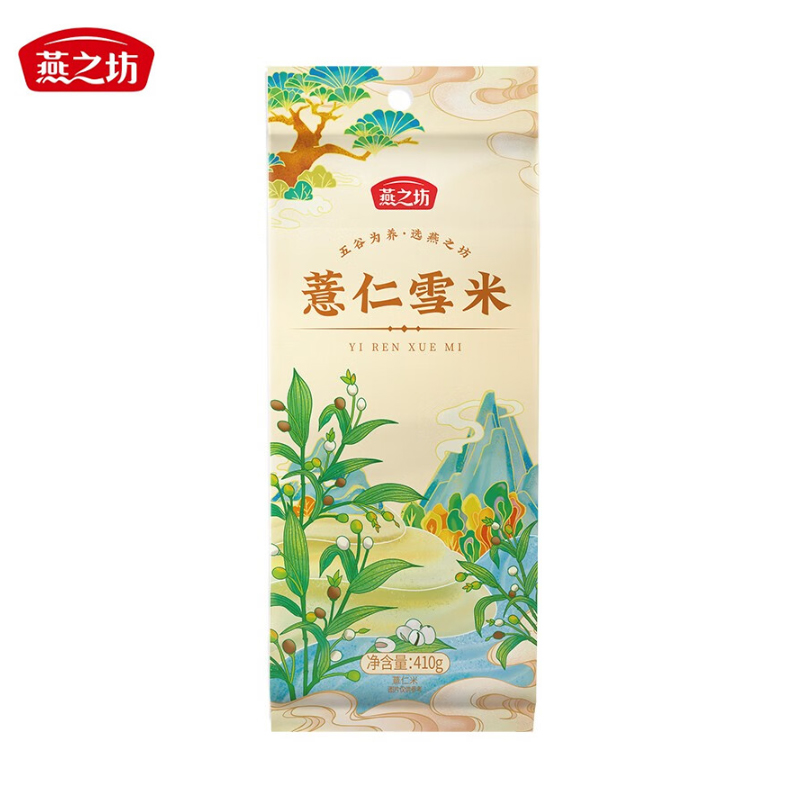 燕之坊 一品 薏仁雪米 410g 薏米仁薏米五谷杂粮粗粮大米粥米伴侣