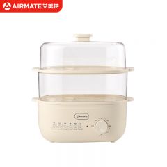 艾美特（AIRMATE） CRA0706L家用电蒸锅多功能锅电煮锅快速早餐包子电蒸笼煮蛋器蒸蛋器蒸鱼包子杂粮 乳白色 2L