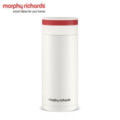 摩飞（Morphyrichards）   保温杯304不锈钢米白家用外出真空保温不锈钢内胆杯子 MR1011 350ml