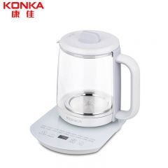康佳（KONKA） 养生壶煮茶壶烧水壶开水壶恒温壶玻璃花茶壶热奶器预约自动保温1.8L家用办公室KYSH-1885-M