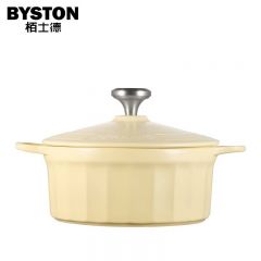栢士德（BYSTON） 砂锅汤锅煲汤家用陶瓷煲耐高温煲仔饭3.5L大容量燃气灶BST-1025 丽达斯陶瓷砂锅