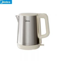 美的（Midea） MK-SH17DG02电水壶家用1.7L容量不锈钢内胆烧水壶热水壶