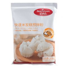 百钻 快速米发糕预拌粉200g 大米糕粉 家用做中式糕点点心材料
