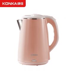 康佳（KONKA） 双层防烫电热水壶2.2L KEK-15DG2236 粉色