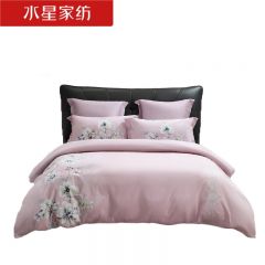 水星家纺 全棉抗菌四件套200*230cm邂逅挚恋