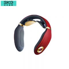 SKG 4998AI(红色）颈椎按摩器颈部按摩仪热敷脖子智能多功能护颈仪实用