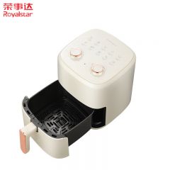 荣事达（Royalstar）RS-AF901多功能预约定时空气炸锅5升大容量米白色