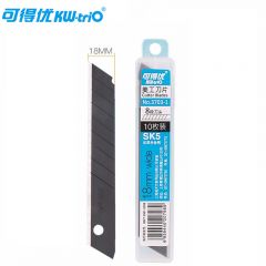 可得优（KW-triO）发黑大号美工刀片锋利耐用裁纸刀