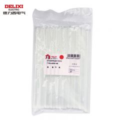 德力西电气（DELIXI ELECTRIC）7*160mm胶棒 10根 热熔胶枪热熔胶棒 适配20W胶枪DHCERRQB1TM10