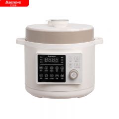 艾贝丽（Abereve） ABL-YLG572电压力锅 家用全自动多功能煮饭煲汤电饭煲5L大容量不粘内胆米白色 5L