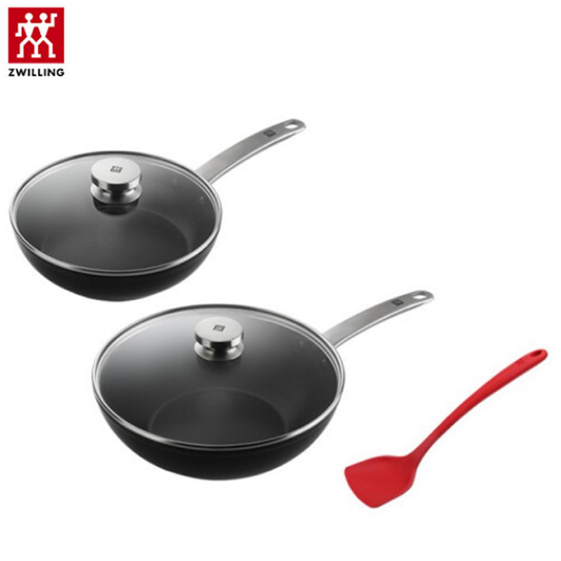 双立人（ZWILLING） 1031852中式煎炒锅三件套装 3件套