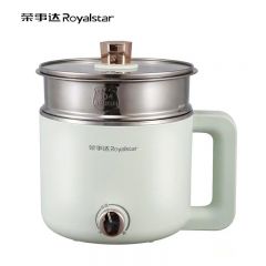 荣事达（Royalstar） 多用途多功能电热锅 学生宿舍泡面火锅小电锅 蒸煮一体蒸屉电蒸锅RHG-MN15PL