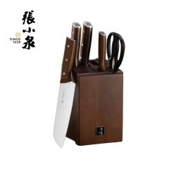 张小泉 凌锋系列套装刀具六件套D300091400系列不锈钢