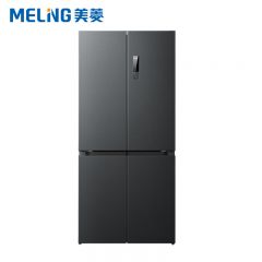 美菱（MeiLing） BCD-420WP9CJC十字对开门四开门冰箱一级节能 双变频双循环风冷无霜电冰箱420升 银灰色