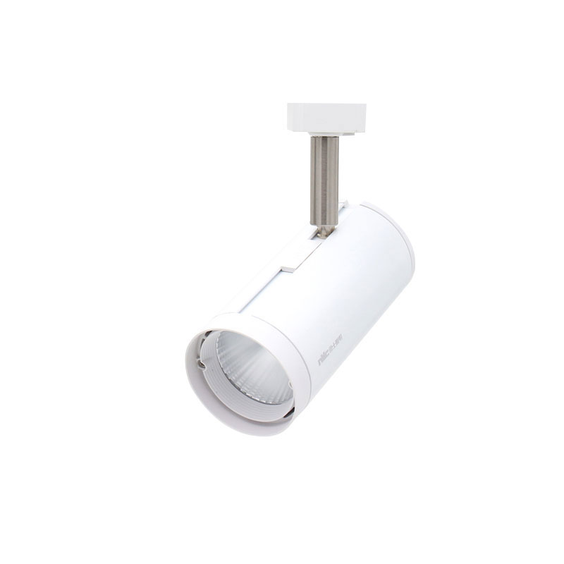 雷士照明 通体白 12W 暖黄 TLED320A LED轨道射灯商店铺照明导轨明装cob射灯