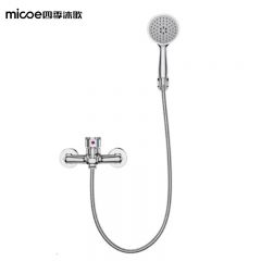 四季沐歌（MICOE） M-A3012-1D 电镀花洒淋浴花洒套装 简易套装 精铜龙头+五档手持花洒 不锈钢色