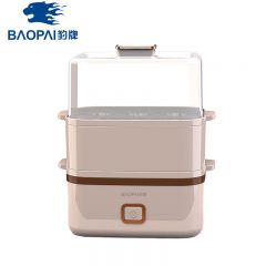 豹牌（BAOPAI） BP-ES126多功能早餐机加厚PC材质双层任意组合循环蒸汽家用电蒸锅