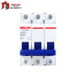 德力西电气（DELIXI ELECTRIC） HDBE-63小型断路器；HDBE-63 C型 3P 2A