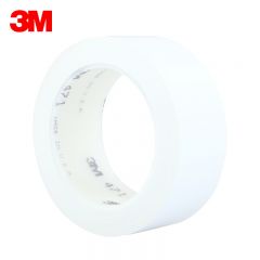 3M  471 PVC警示标识胶带地标线胶带贴 划线安全标识警示标记工业地板车间工厂耐磨轻松剥离防水无残胶 白色 40mm宽
