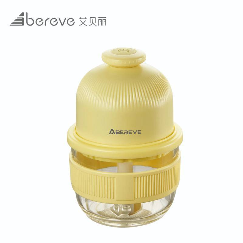 艾贝丽（Abereve） ABL-SR51玻璃材质易清洗 长效续航 独立隔离板不锈钢刀头破壁辅食机 350ml 黄色