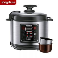 龙的（longde）LD-YL5016A电压力锅24小时预约智能双胆电饭锅
