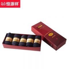 恒源祥 礼业HYX1006羊毛男袜礼盒5双/盒