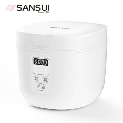 山水（SANSUI） SF-133多层防烫9种功能预设2L黄金容量不沾内胆触控面板电饭煲 白色