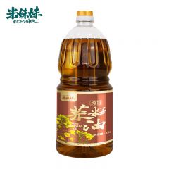 米妹妹（MIMEIMEI） 纯香菜籽油1.8L 食用油 物理压榨 家庭烹饪炒菜油 一级 低芥酸