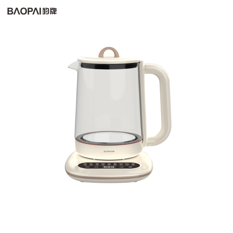 豹牌（BAOPAI） BP-9233多功能养生壶高硼硅玻璃壶身1.8L容量保温